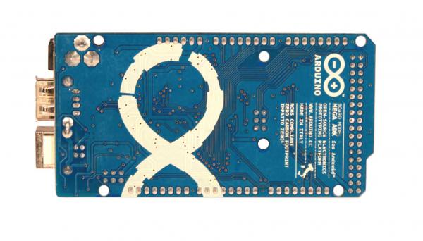 Arduino Mega 2560 обратная сторона платы