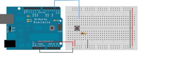 Подключаем кнопку к Arduino