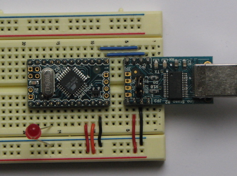 Arduino Mini и Mini USB адаптер
